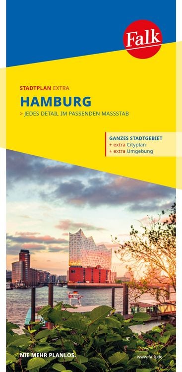 Produktbild: Falk Stadtplan Extra Hamburg 1:25.000