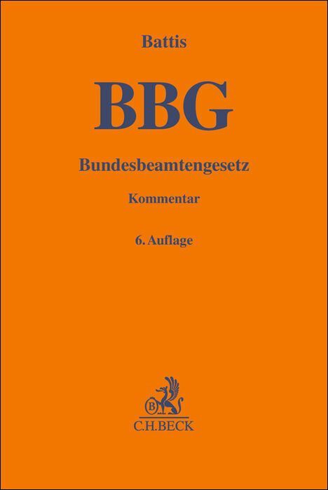 Produktbild: Bundesbeamtengesetz. BBG