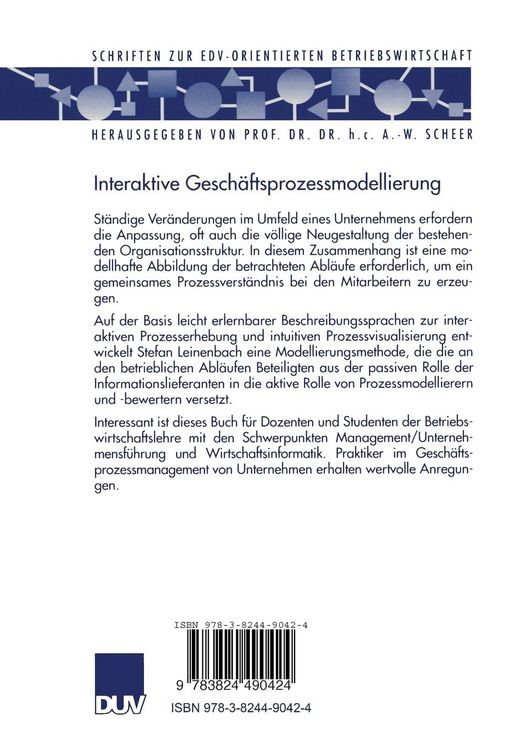 Produktbild: Interaktive Gesch&auml;ftsprozessmodellierung