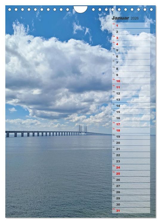 Produktbild: Skandinavien entdecken - Von Schweden nach Norwegen mit dem Wohnmobil (Wandkalender 2026 DIN A4 hoch), CALVENDO Monatskalender