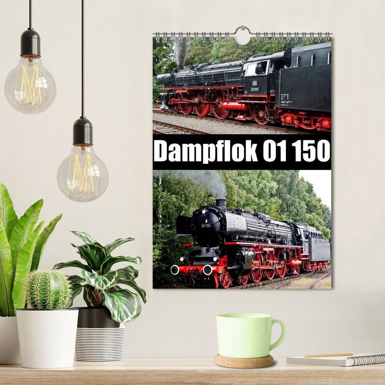 Produktbild: Dampflok 01 150 / CH-Version (Wandkalender 2026 DIN A4 hoch), CALVENDO Monatskalender