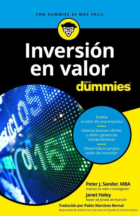 Produktbild: Inversi&oacute;n en valor para dummies