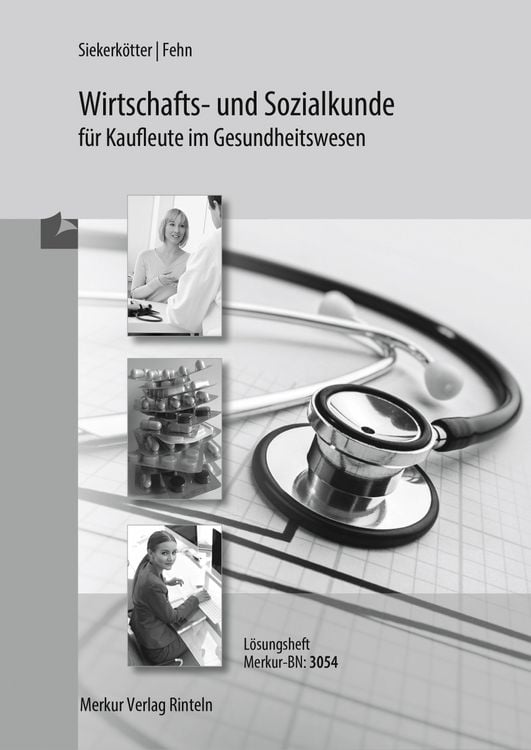 Produktbild: Wirtschafts- und Sozialkunde f&uuml;r Kaufleute im Gesundheitswesen