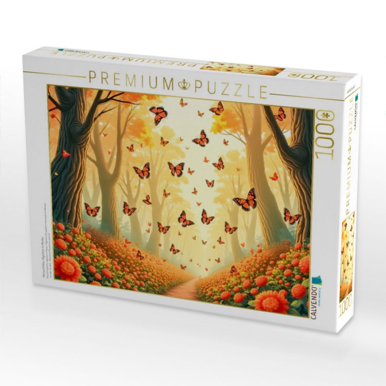 Produktbild: CALVENDO Puzzle Monarchfalter-Migration in Mexiko | 1000 Teile Lege-Gr&ouml;&szlig;e 64x48cm Foto-Puzzle f&uuml;r gl&uuml;ckliche Stunden