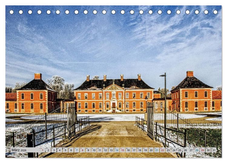 Produktbild: Schloss Bothmer - Kl&uuml;tzer Schlossimpressionen (Tischkalender 2026 DIN A5 quer), CALVENDO Monatskalender