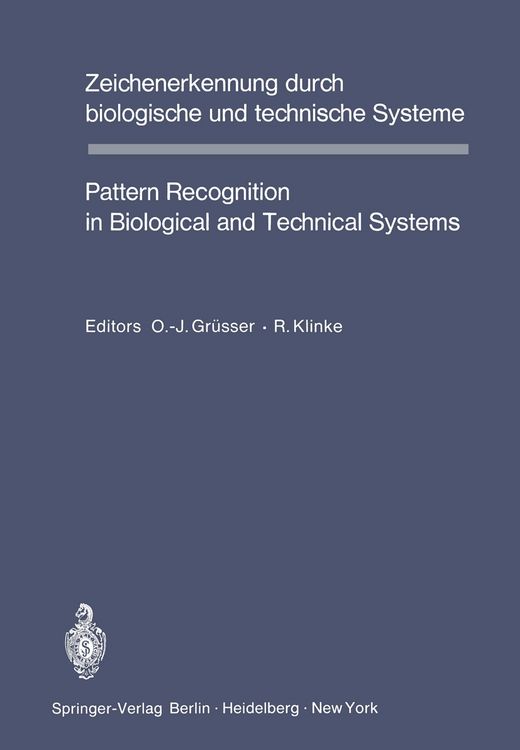 Produktbild: Zeichenerkennung durch biologische und technische Systeme / Pattern Recognition in Biological and Technical Systems