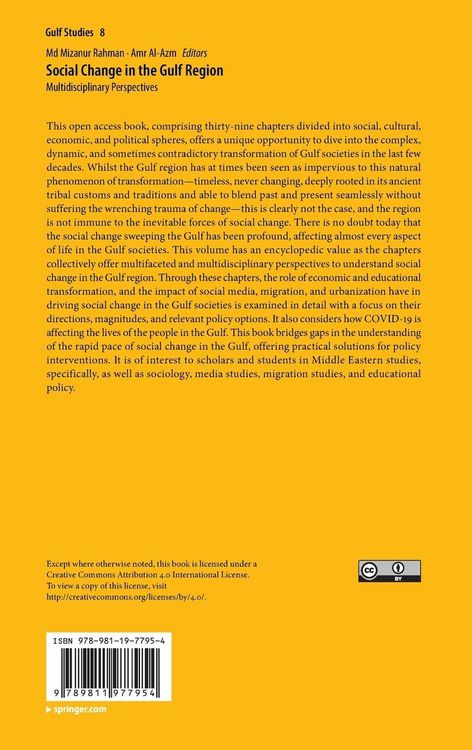 Produktbild: Social Change in the Gulf Region