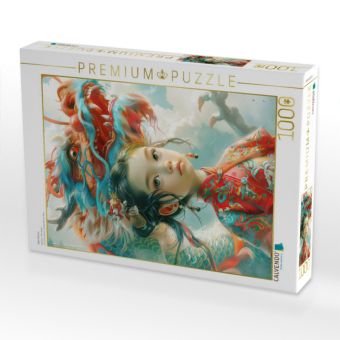 Produktbild: CALVENDO Puzzle Mein Drache | 1000 Teile Lege-Gr&ouml;&szlig;e 64x48cm Foto-Puzzle f&uuml;r gl&uuml;ckliche Stunden