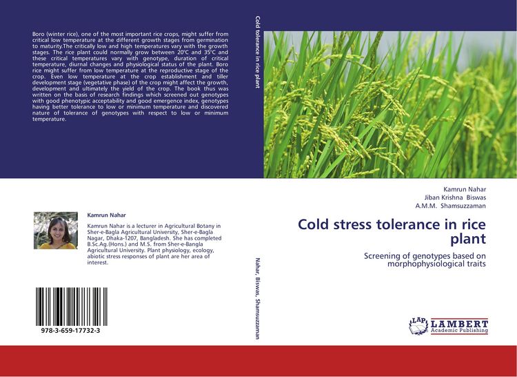 Produktbild: Cold stress tolerance in rice plant