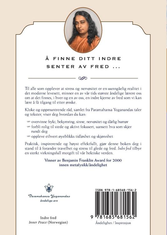Produktbild: Indre fred (Inner Peace--Norwegian)