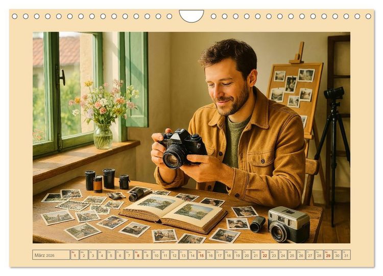 Produktbild: Hobbytr&auml;ume - Einblicke in Freizeit und Hobbys von den 50ern bis 80ern (Wandkalender 2026 DIN A4 quer), CALVENDO Monatskalender