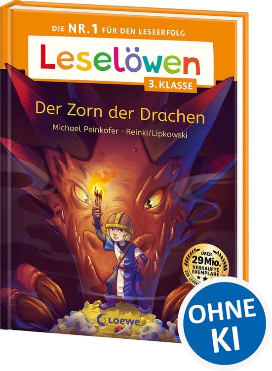 Produktbild: Lesel&ouml;wen 3. Klasse - Der Zorn der Drachen