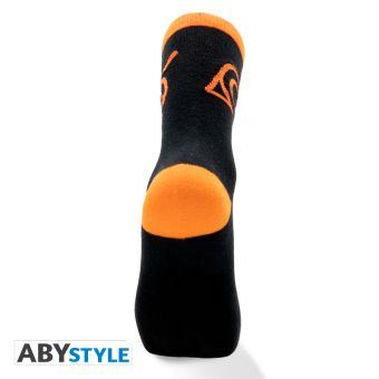 Produktbild: NARUTO SHIPPUDEN - Socks - Black & Orange - Konoha