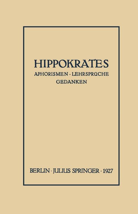 Produktbild: Hippokrates