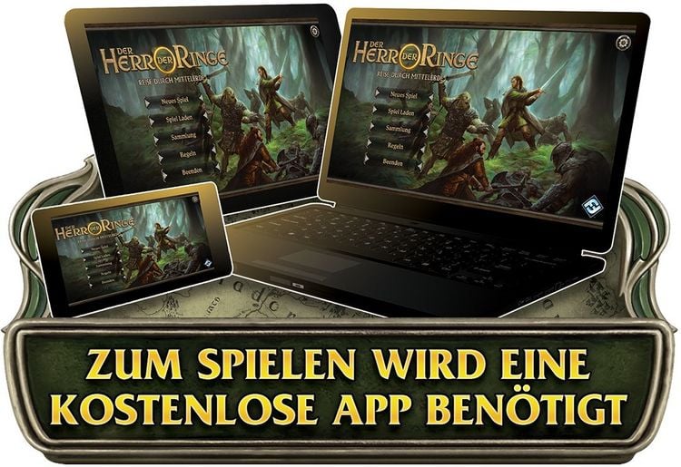 Produktbild: Fantasy Flight Games - Der Herr der Ringe: Reise durch Mittelerde