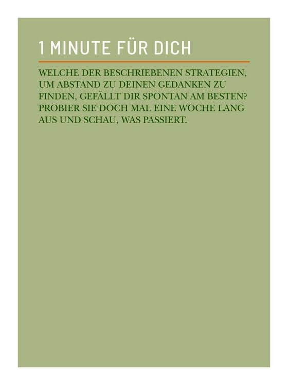 Produktbild: Die 1-Minuten-Strategie gegen Overthinking