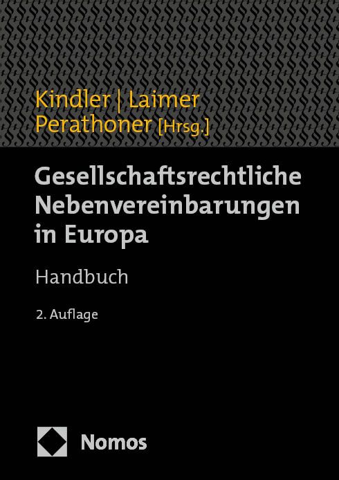 Produktbild: Gesellschaftsrechtliche Nebenvereinbarungen in Europa