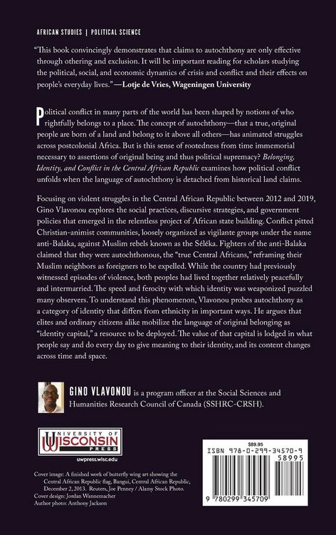 Produktbild: Belonging, Identity, and Conflict in the Central African Republic