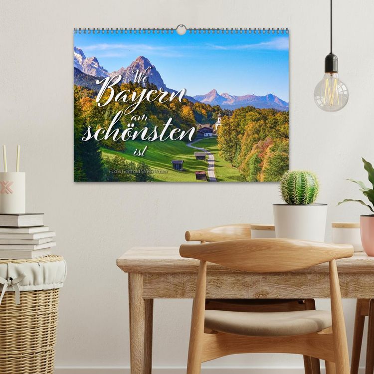 Produktbild: Wo Bayern am sch&ouml;nsten ist (Wandkalender 2026 DIN A3 quer), CALVENDO Monatskalender