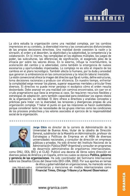 Produktbild: Gestion de La Complejidad En Las Organizaciones