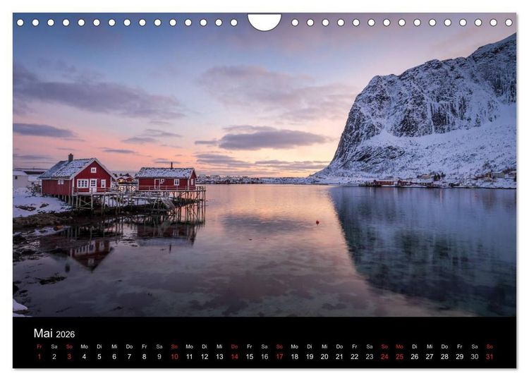 Produktbild: Lofoten Impressionen von Armin Fuchs (Wandkalender 2026 DIN A4 quer), CALVENDO Monatskalender