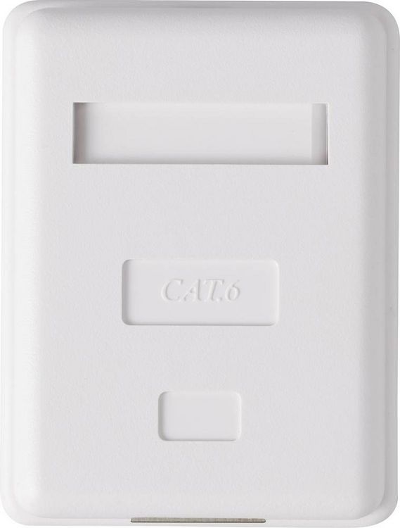 Produktbild: Renkforce 1 Port Netzwerkdose Aufputz CAT 6 KSV-ND10 Wei&szlig; RF-4473849
