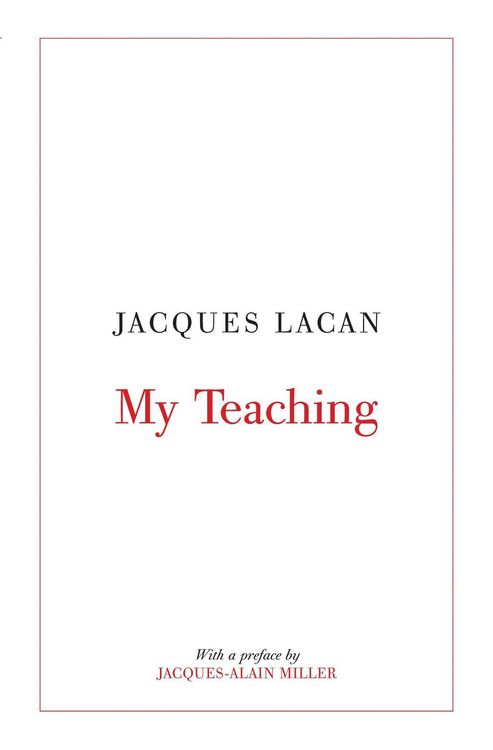 Produktbild: Lacan, J: My Teaching