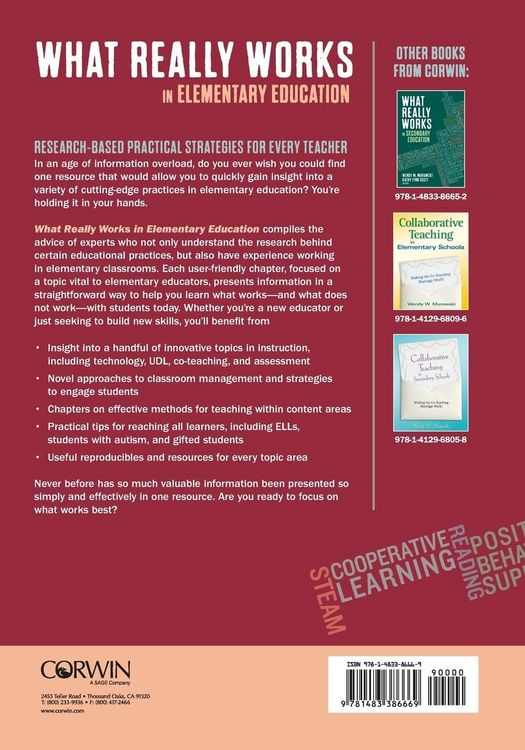 Produktbild: What Really Works in Elementary Education