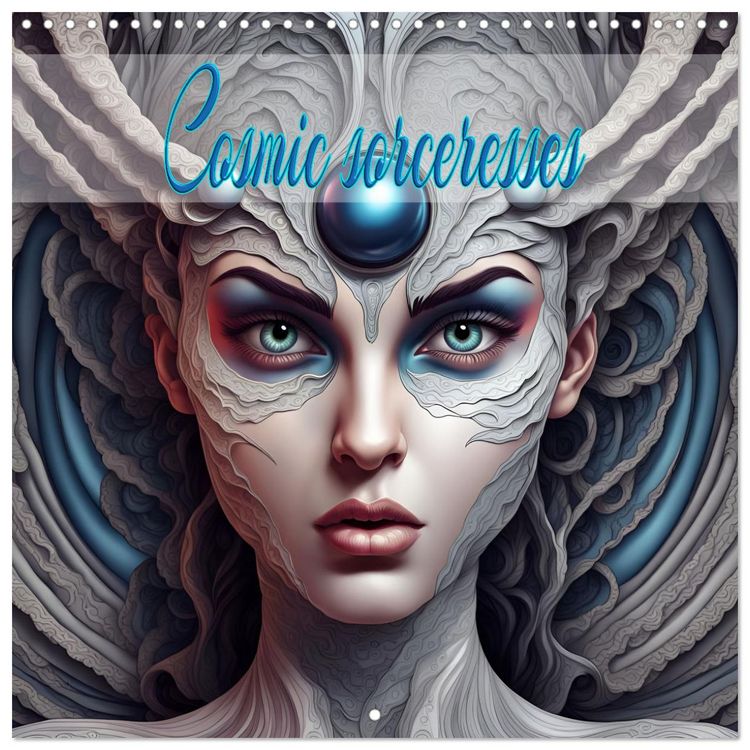 Produktbild: Cosmic sorceresses (Wall Calendar 2026 12 &times; 12 Inch) CALVENDO 12 Month Wall Calendar