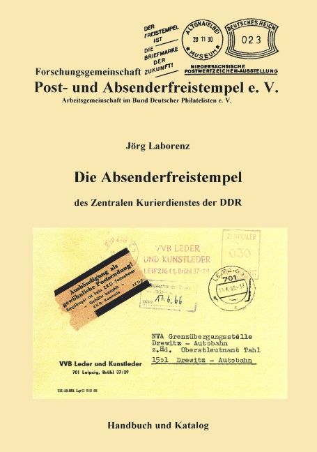 Produktbild: Die Absenderfreistempel des Zentralen Kurierdienstes der DDR