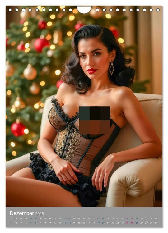Produktbild: Pinup-Diven (Wandkalender 2026 DIN A4 hoch), CALVENDO Monatskalender