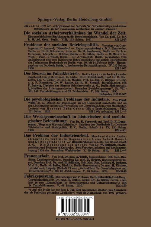 Produktbild: Das Sozialleben des industriellen Betriebs