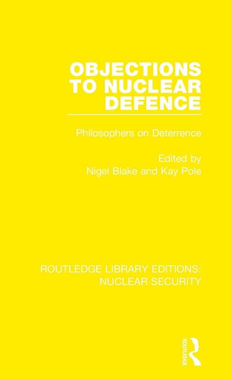 Produktbild: Objections to Nuclear Defence