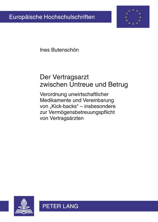Produktbild: Der Vertragsarzt zwischen Untreue und Betrug