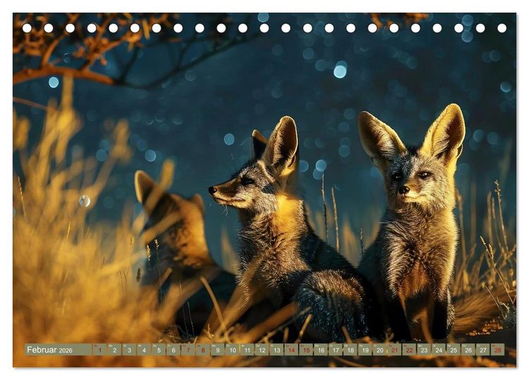 Produktbild: Die wilden Hunde (Tischkalender 2026 DIN A5 quer), CALVENDO Monatskalender