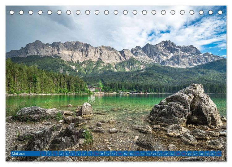Produktbild: Imposante Berge (Tischkalender 2026 DIN A5 quer), CALVENDO Monatskalender