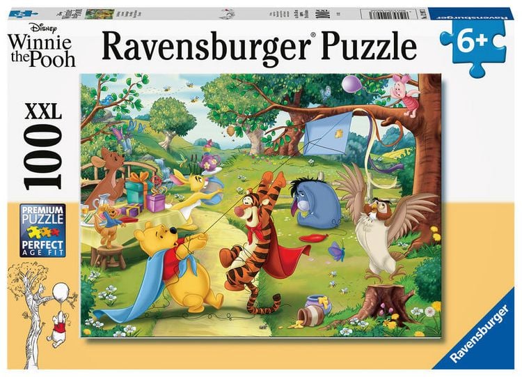 Produktbild: Kinderpuzzle 100 XXL Teile - Disney Winnie Puuh - Die Rettung