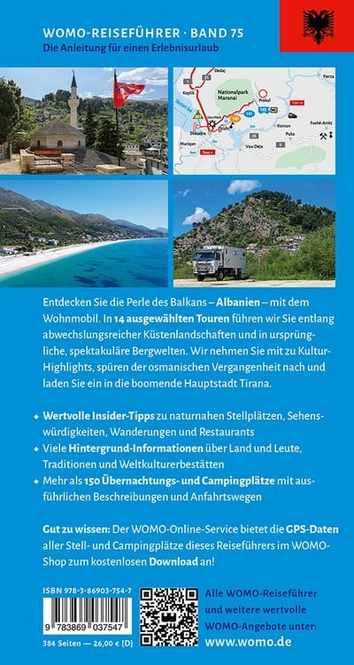 Produktbild: Entdeckertouren mit dem Wohnmobil Albanien