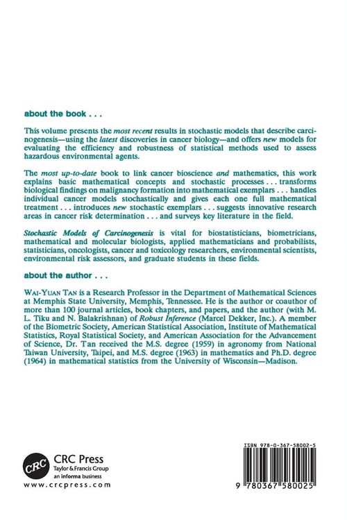 Produktbild: Stochastic Models for Carcinogenesis