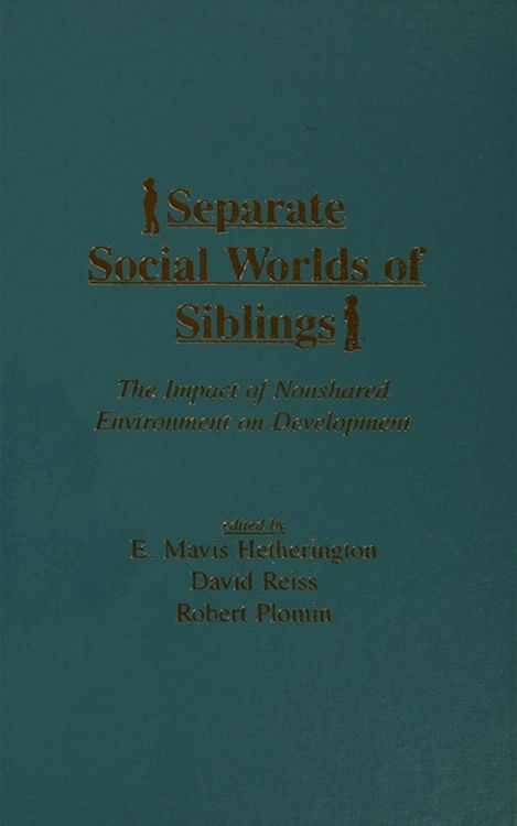 Produktbild: Separate Social Worlds of Siblings