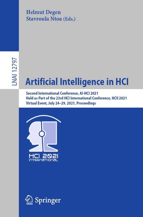 Produktbild: Artificial Intelligence in HCI