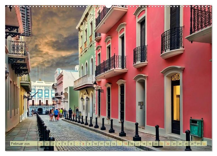 Produktbild: Die gro&szlig;en Antillen - Puerto Rico (Wandkalender 2026 DIN A2 quer), CALVENDO Monatskalender