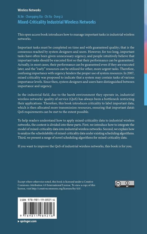 Produktbild: Mixed-Criticality Industrial Wireless Networks