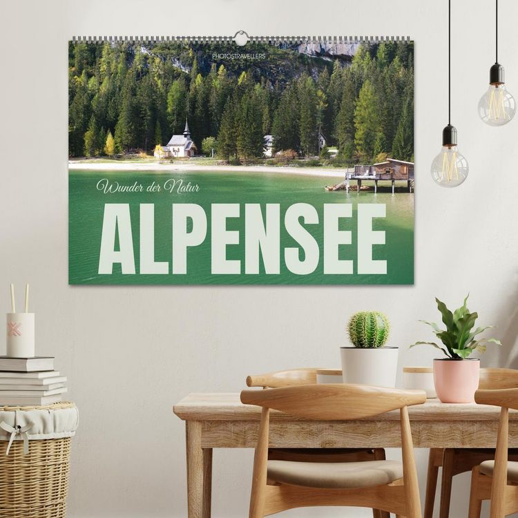 Produktbild: Alpensee - Wunder der Natur (Wandkalender 2026 DIN A2 quer), CALVENDO Monatskalender