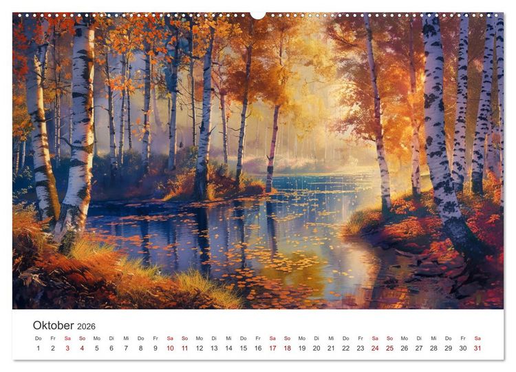Produktbild: Anime - Welten: Eine Reise durch vertr&auml;umte Welten (hochwertiger Premium Wandkalender 2026 DIN A2 quer), Kunstdruck in Hochglanz