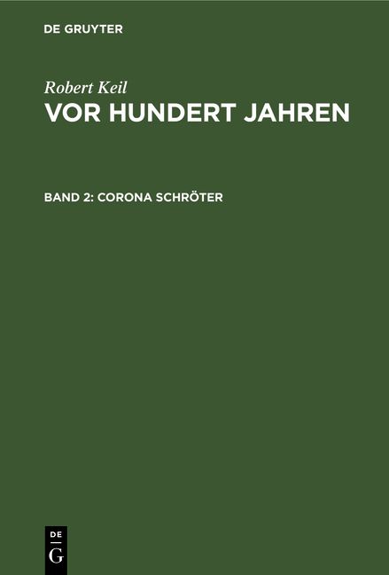 Produktbild: Corona Schr&ouml;ter