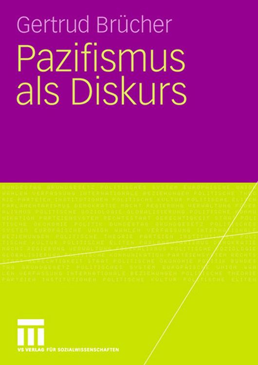 Produktbild: Pazifismus als Diskurs