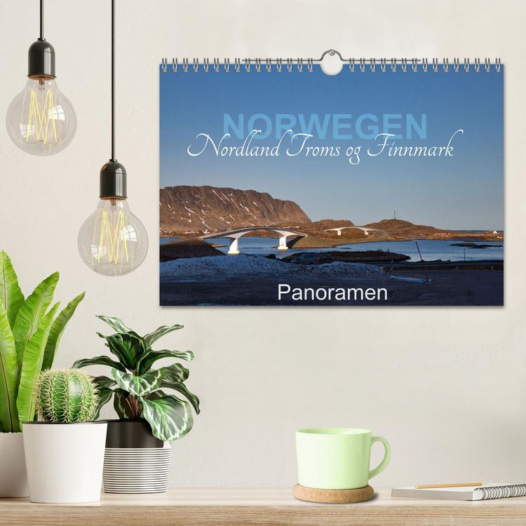 Produktbild: Norwegen Nordland Troms og Finnmark - Panoramen (Wandkalender 2026 DIN A4 quer), CALVENDO Monatskalender