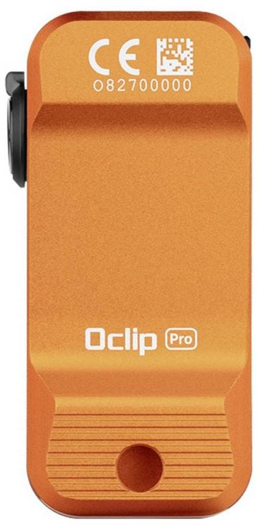 Produktbild: OLight Oclip Pro (Orange) Mini-Taschenlampe mit G&uuml;rtelclip 500lm 53g