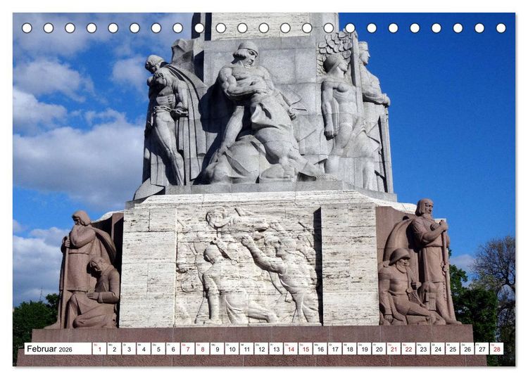 Produktbild: Glanzlichter Rigas - Lettlands prachtvolle Hauptstadt (Tischkalender 2026 DIN A5 quer), CALVENDO Monatskalender
